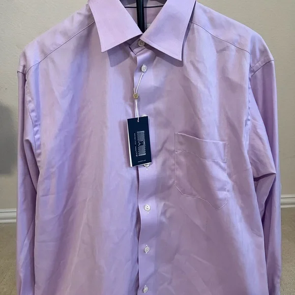 Eton Men's Lavender Dress Shirt - Picture 2 of 3